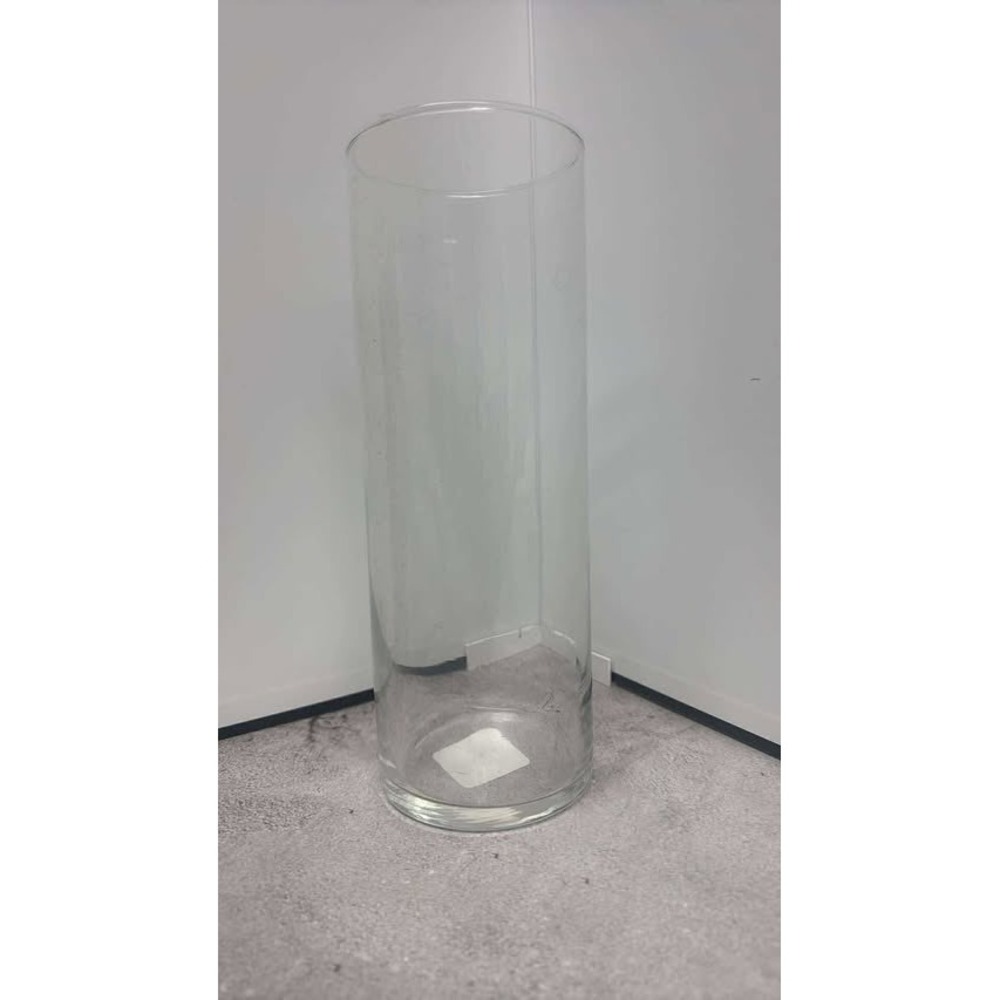 Libbey 895 Florero Clear Glass Cylinder‎ Vase 9.5 In